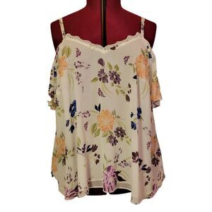 Torrid Women's Off the Shoulder Floral Top (Size 1)